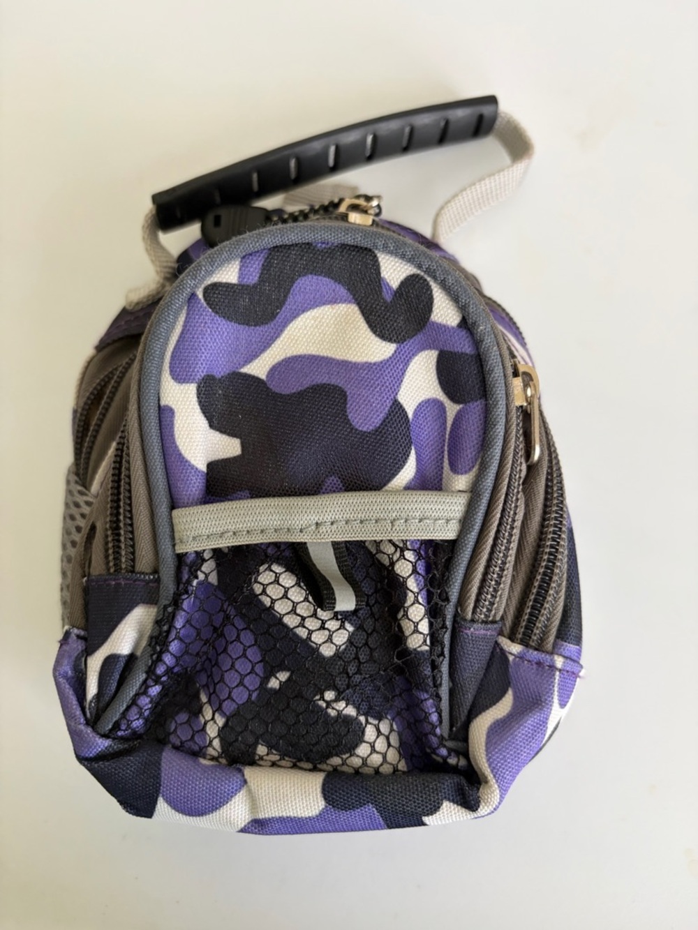Purple Camo Mini Backpack belt bag